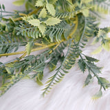 6ft Artificial Boston Fern Hanging Vine, Faux Greenery Table Garland Plant#whtbkgd