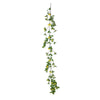 5.5ft | Yellow Artificial Daisy Magnolia Leaf Flower Garland Faux Vine
