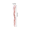 7ft | Blush/Rose Gold Artificial Silk Hydrangea Hanging Flower Garland Vine