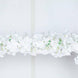 7ft | White Artificial Silk Hydrangea Hanging Flower Garland Vine