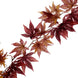6ft | Burgundy Artificial Silk Maple Leaf Hanging Fall Garland Vine#whtbkgd 
