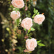 6ft | Blush/Rose Gold Artificial Silk Peony Hanging Flower Garland, Faux Vine