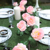 6ft | Pink Artificial Silk Rose Hanging Flower Garland, Faux Vine