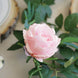 6ft | Blush/Rose Gold Real Touch Artificial Rose & Leaf Flower Garland Vine#whtbkgd