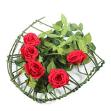 6ft | Red Real Touch Artificial Rose & Leaf Flower Garland Vine