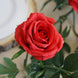 6ft | Red Real Touch Artificial Rose & Leaf Flower Garland Vine#whtbkgd