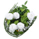 6ft | White Real Touch Artificial Rose & Leaf Flower Garland Vine