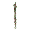 6ft | 20 Burgundy Artificial Silk Roses Flower Garland, Hanging Vine