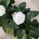 6ft | 20 Cream Artificial Silk Roses Flower Garland, Hanging Vine#whtbkgd