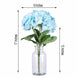 5 Bushes | Baby Blue Artificial Silk Hydrangea Flower Bouquets