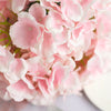 5 Bushes | Blush / Pink Artificial Silk Hydrangea Flower Bouquets#whtbkgd