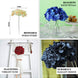 10 Flower Head & Stems | Lime/Pink Artificial Satin Hydrangeas, DIY Arrangement