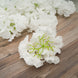 10 Flower Head & Stems | White Artificial Satin Hydrangeas, DIY Arrangement