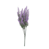 4 Bushes | 14inch Artificial Lavender Lilac Flower Plant Stems Greenery Bouquet