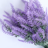 4 Bushes | 14inch Artificial Lavender Lilac Flower Plant Stems Greenery Bouquet#whtbkgd