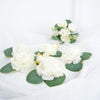 200 Pcs | Frosted Green Artificial Greenery Eucalyptus Leaves, Cake Decorations, Table Scatters