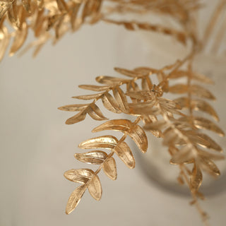 Versatile and Durable Decorative Gold Fern Sprays