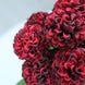 4 Bushes | Burgundy Artificial Silk Chrysanthemum Flowers, Faux Mums#whtbkgd