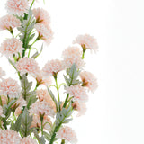 2 Bushes | 33inches Blush/Rose Gold Artificial Chrysanthemum Mum Flower Bouquets#whtbkgd