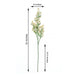 2 Bushes | 33inches Ivory Artificial Silk Chrysanthemum Mum Flower Bouquets