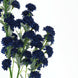 2 Bushes | 33inches Navy Blue Artificial Chrysanthemum Mum Flower Bouquets#whtbkgd