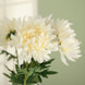 3 Stems | Ivory 27inch Artificial Silk Chrysanthemum Bouquet Flowers#whtbkgd