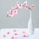 20 Flower Heads | 4inch Pink Artificial Silk Orchids DIY Crafts