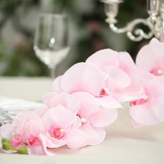 Timeless Pink Silk Orchid Flower Bouquets