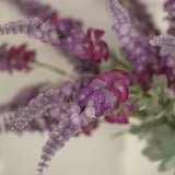 2 Bushes | 34inch Lavender Lilac Artificial Foxglove Orchid Flower Bouquet Stem#whtbkgd