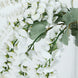 2 Bushes | 34inch White Artificial Foxglove Orchid Flower Bouquet Stem#whtbkgd