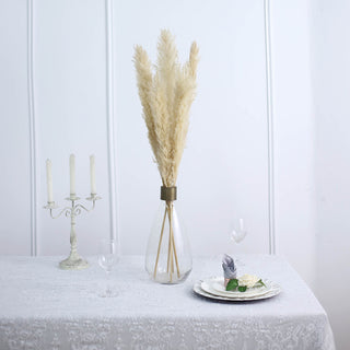 Create a Striking Display with 49" Wheat Tint Dried Pampas Grass