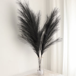 Add a Touch of Elegance with Black Artificial Pampas Grass