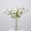 2 Stems | 33inch Blush/Rose Gold Artificial Silk Poppy Flower Bouquet Bushes