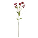 2 Stems | 33Inch Red Artificial Silk Poppy Flower Bouquet Bushes