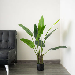 2 Pack | 3ft Faux Potted Bird of Paradise Plant - Add a Touch of Tropical Elegance to Your Space