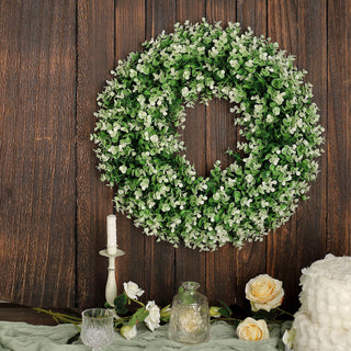 Enhance Your Space with the Lifelike Genlisea Leaf Spring Wreath