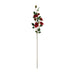 2 Stems | 38inch Tall Burgundy Artificial Silk Rose Flower Bouquet Bushes