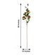 2 Stems | 38inch Tall Gold Artificial Silk Rose Flower Bouquet Bushes
