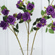 2 Stems | 38inch Tall Purple Artificial Silk Rose Flower Bouquet Bushes#whtbkgd