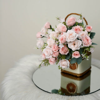 Create a Romantic Atmosphere with Blush Silk Rose Bushes