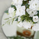 4 Bushes | 12inch White Real Touch Artificial Silk Rose Flower Bouquet#whtbkgd