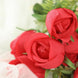 3 Pack | 13inch Red Real Touch Silk Rose Bud Flower Bridal Bouquets#whtbkgd