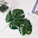 6 Stems | Assorted Green Artificial Silk Tropical Monstera Leaf Plants
