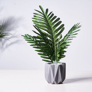 Versatile and Eye-Catching Green Artificial Silk Tropical Palm Leaf Plants