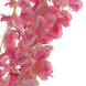 42inches Pink Artificial Silk Hanging Wisteria Flower Garland Vines#whtbkgd