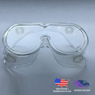 Adjustable Protective Goggles in Clear