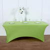 6ft Apple Green Spandex Stretch Fitted Rectangular Tablecloth