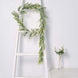 6ft Artificial Boston Fern Hanging Vine, Faux Greenery Table Garland Plant