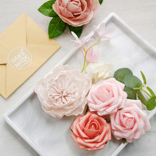Add a Pop of Color with the Assorted Colors Artificial Rose, Peony and Silk Hydrangea, Daisy Mix Flower Box