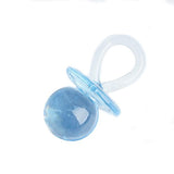 12 Pack | Large Blue Decorative Baby Pacifiers, Baby Shower Favors#whtbkgd